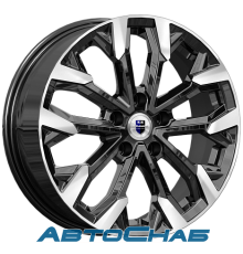 Диск 6.5х17 5х114.3 d66.6 ЕТ37 K&K Морейн (KC1046) Алмаз Черный